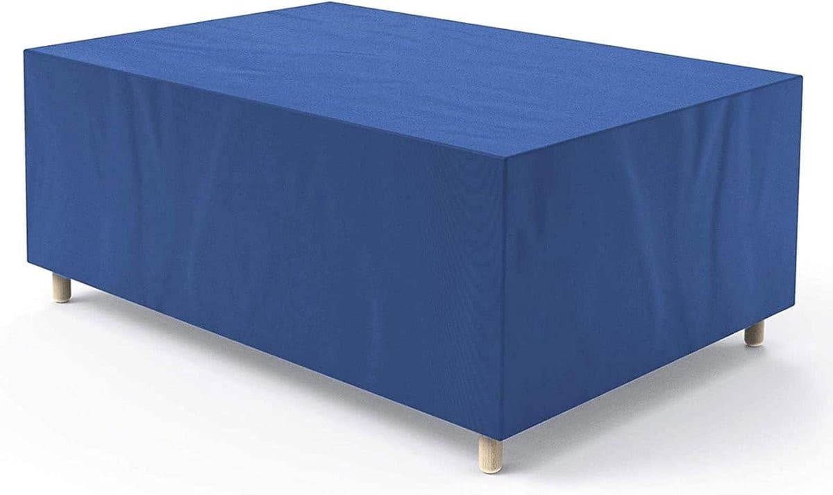 Blauwe Tuinmeubelhoes voor Terrasmeubels en Banken van Scheurbestendig Oxford Stof - B/D/H: 330 x 213 x 58 cm
