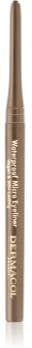 Dermacol Micro Eyeliner Waterproof lápis de olhos resistente à água tom 03 Dark Brown 1 g. Micro Eyeliner Waterproof