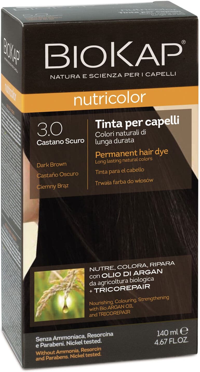 BIOKAP Nutricolor 3.0 Dark Brown Permanent Hair Dye 140ml