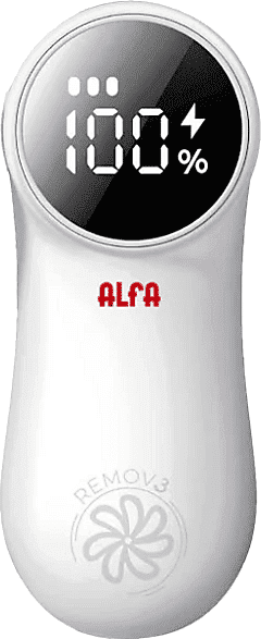 Quitapelusas - Alfa Remov3, 3 Velocidades, 2W, Hasta 3.5h de Autonomía, Blanco