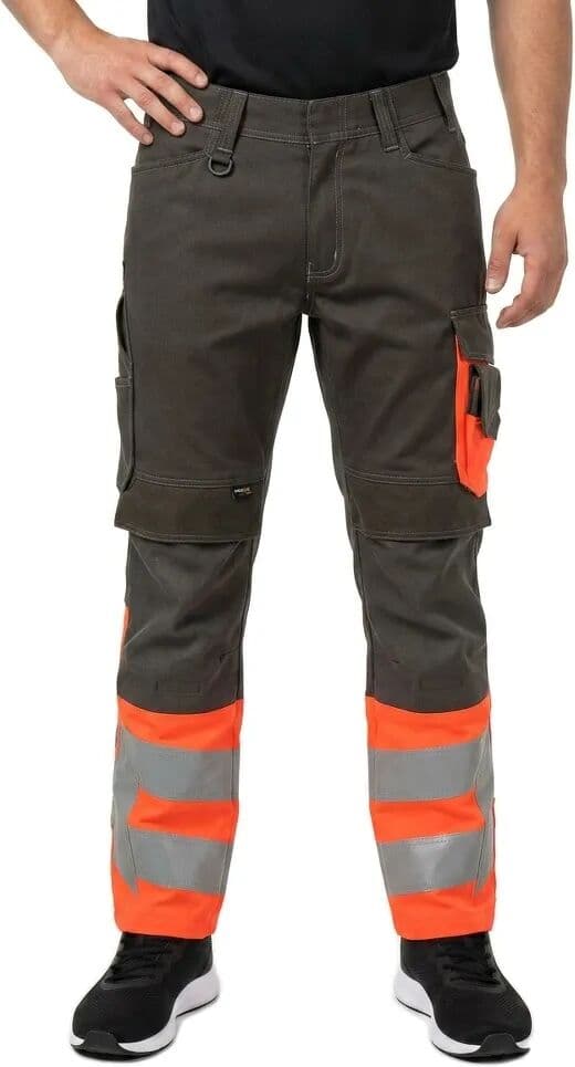 Mascot Pantalones De Trabajo Safe Supreme 15679 Dark Anthracite / Hi-Vis Red 54