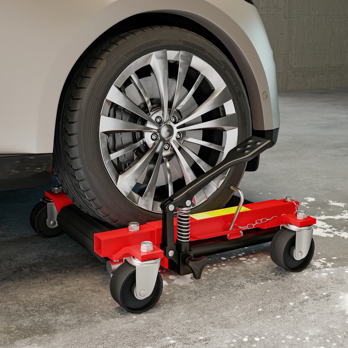 Homcom Set 2 carrelli auto spostamento capacità 680 kg, Nero   Aosom Italy