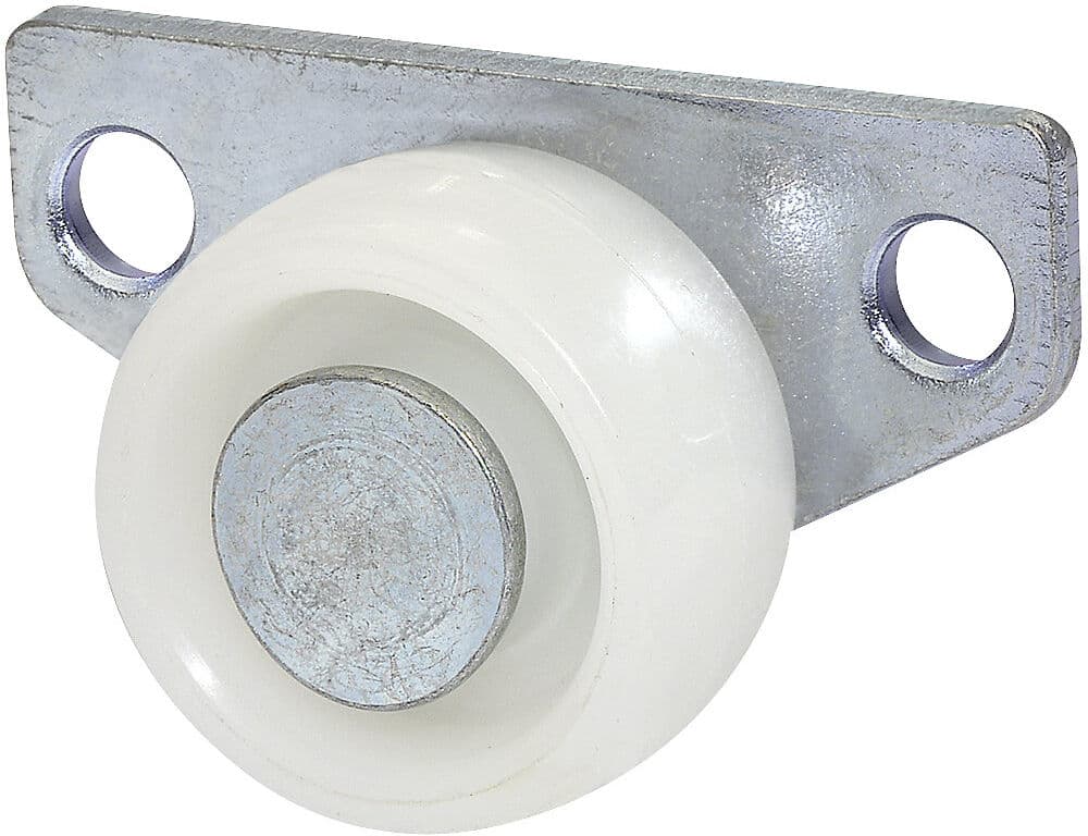 Bettkastenrolle, Radbreite 14 mm, VE 10 Stk, Ø 30 mm, Kunststoff Wagner