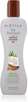 Biosilk Silk Therapy Coconut Oil Leave-In Treatment cuidado hidratante sem enxaguar cabelo e corpo 167 ml. Silk Therapy Coconut Oil Leave-In Treatment