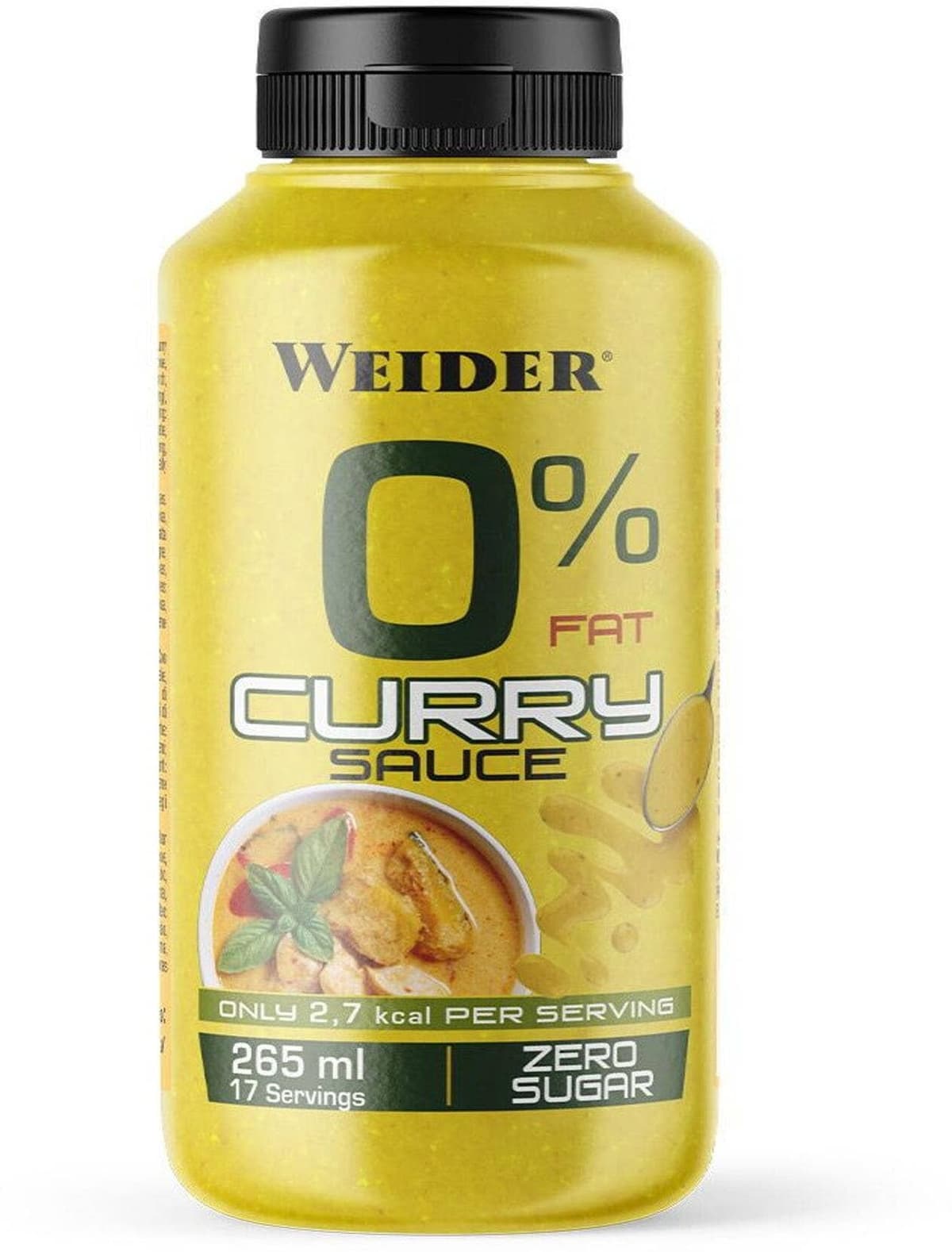 WEIDER Sauce 0% Fat Curry  265 Ml 