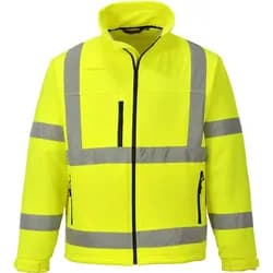Warnschutz Softshelljacke "S424" - S - gelb