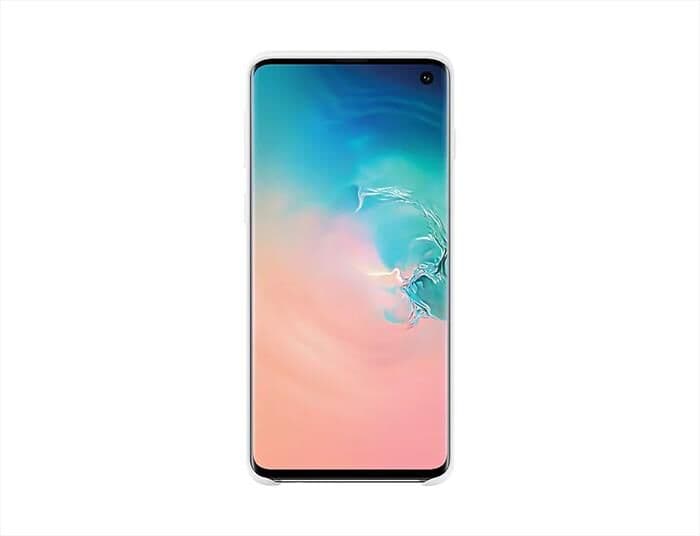 Samsung Silicone Cover Galaxy S10-bianco