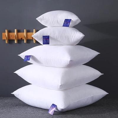 Uplifted Finds Home Cushion Inner Filling White Decorative Pillow Core Insert For Sofa Car Office Soft Cushion Insert 40 X 40 Cm