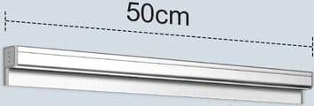 Inspired Living Aluminum Kitchen Order Ticket Holder Restaurant Order Ticket Rail Punch Free Menu Organizer 50cm