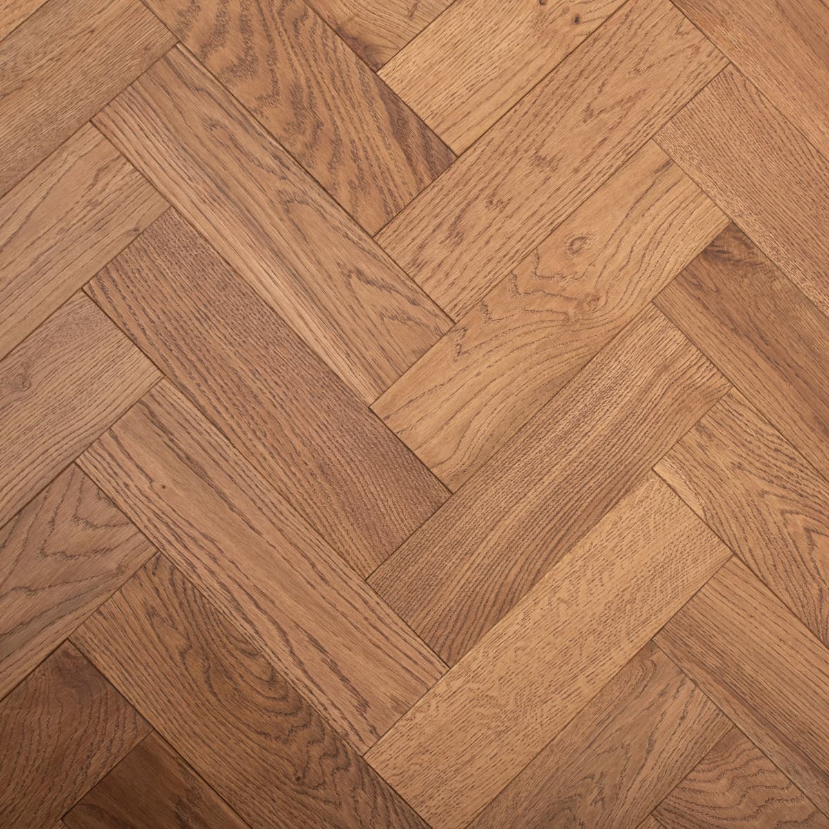 Luxury Flooring Herringbone Dark Engineered Oak Brushed & Hand Scraped & Lacquered Flooring - 14mm x 300mm x 90mm