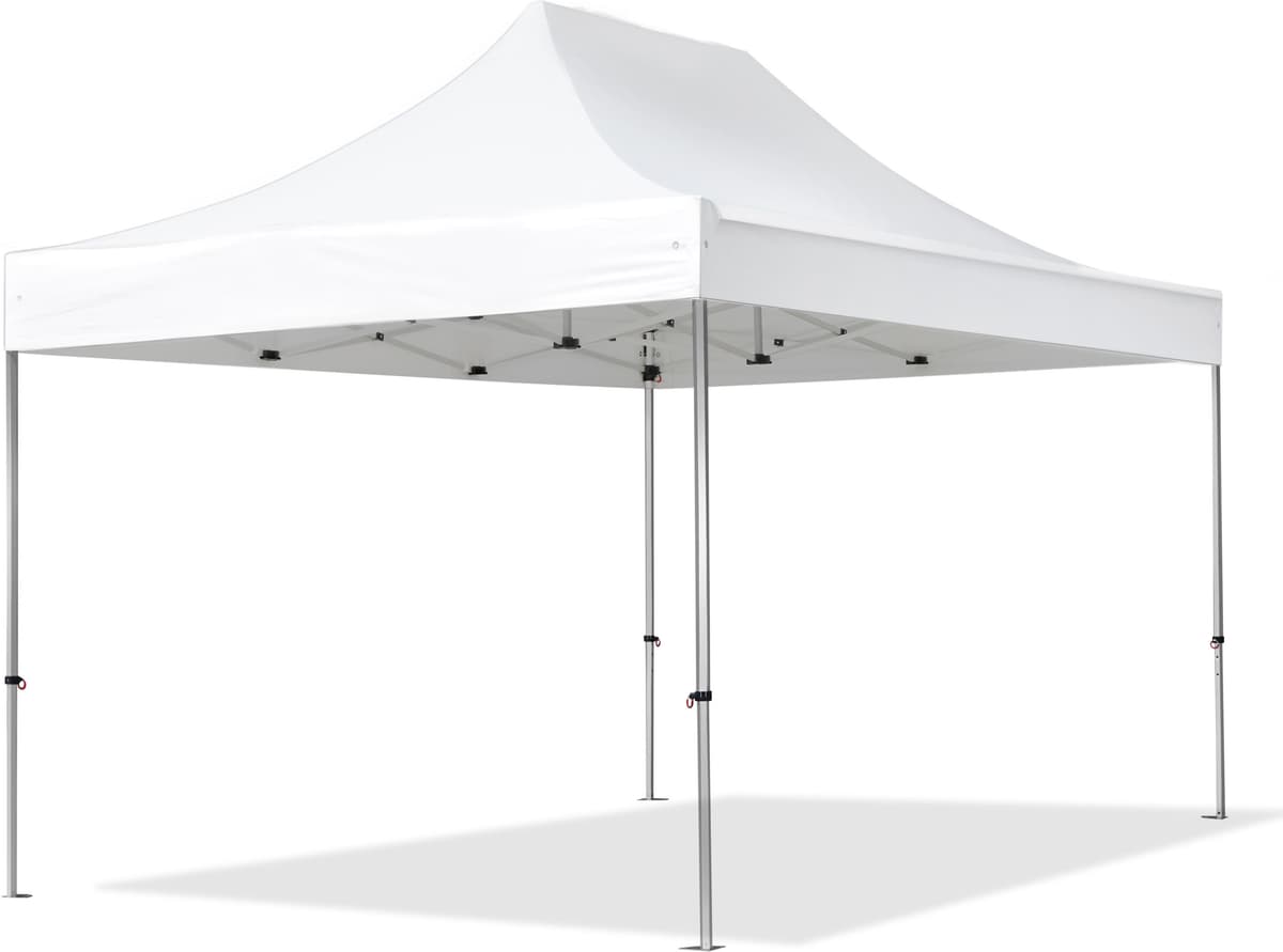 TOOLPORT 3x4,5m Alumiini pop-up teltta, ilman sivuseiniä, valkoinen - (600192)