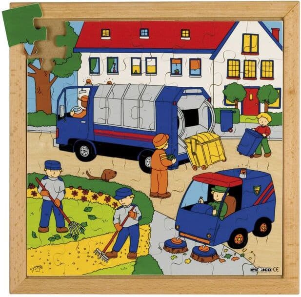 NO BRAND Rampussel renhållning, 34x34 cm