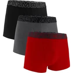 3er Pack UNDER ARMOUR Performance Cotton Solid 3" Boxershorts Herren 021 - castlerock L