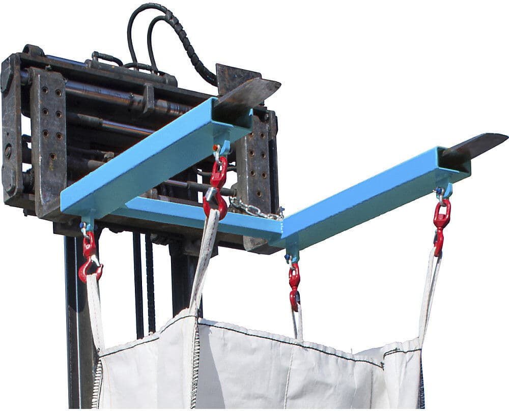 Traverse für Big-Bags, Traglast 1250 kg, lichtblau RAL 5012 eurokraft pro