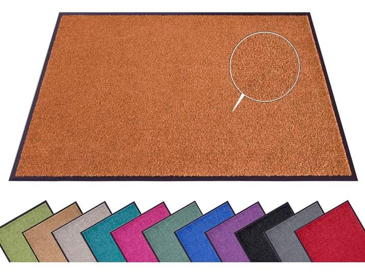 Fußmatte HANSE HOME Wash & Clean Gr. 15, orange, B:40cm H:7mm L:60cm, Kunstfaser, Teppiche, Fußmatte, Schmutzfangmatte, Türmatte, In- und Outdoor, Teppich, Läufer, waschbar