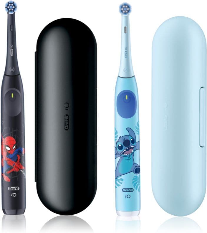 Oral-B iO Kids Marvel Spiderman & Disney Stich σετ με 2 οδοντόβουρτσες για παιδιά
