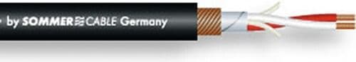 SOMMER CABLE DMX Cable 2x0.34 100m bk BINARY 234 TILBUD NU