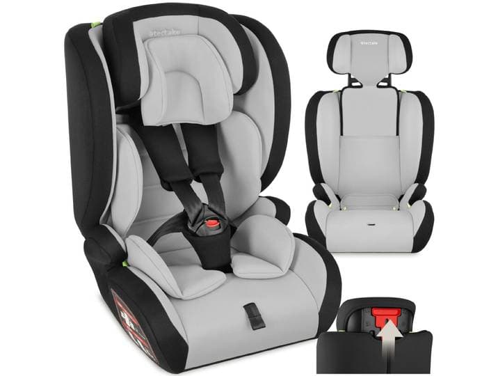 Siège auto SOPHIE avec harnais à 5 points homologué i-Size - gris clair/noir