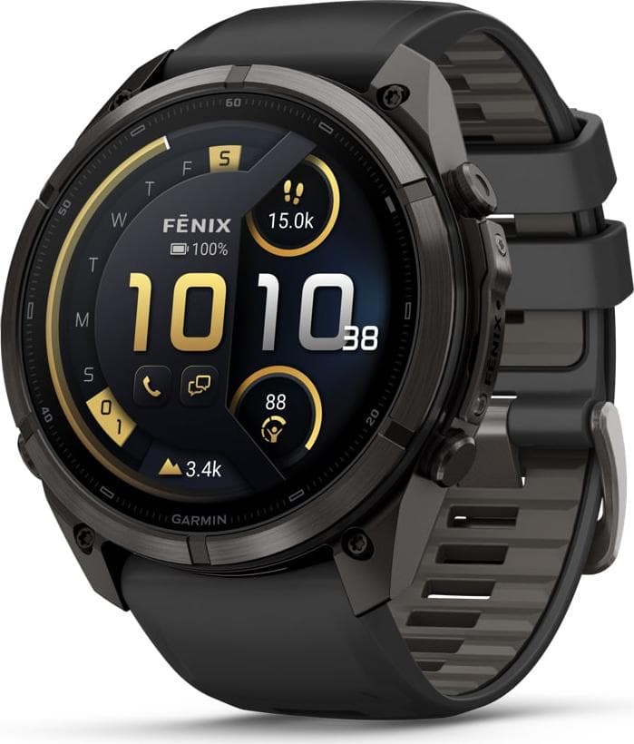 Garmin Fenix 9 Pro, Amoled, Inreach, 51mm Carbon Gray/black/pebble Gray 51 mm