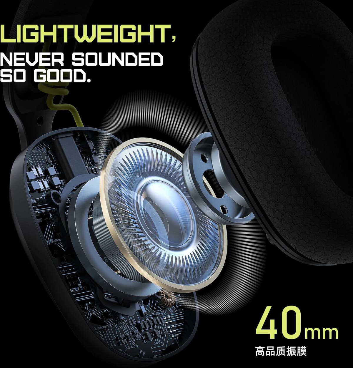 DIXSG Onikuma Gaming Headset for PS5, PS4, PC, 2.4GHz USB Gaming Headphones with Mic, Ergonomic Design 5.3 Bluetooth Headphones