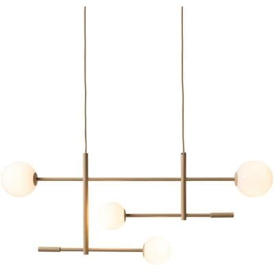 IT'S ABOUT ROMI Hängeleuchte "COPENHAGEN", beige, 4, H: 215cm, 1 Stk., Leuchten, Hängeleuchte
