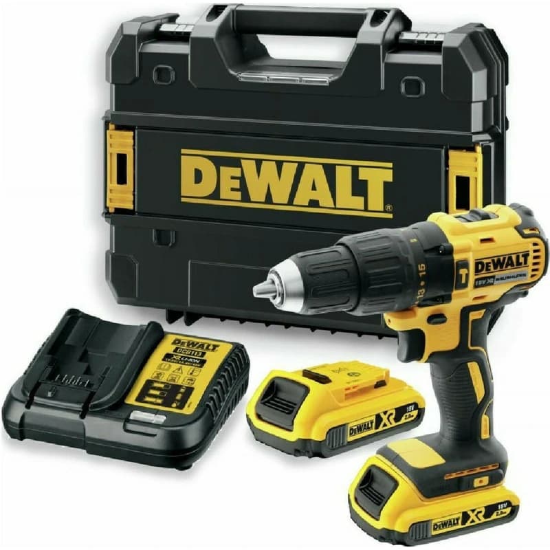 Dewalt Κρουστικό Δραπανοκατσάβιδο Μπαταρίας 18V 2x2Ah DCD778D2T