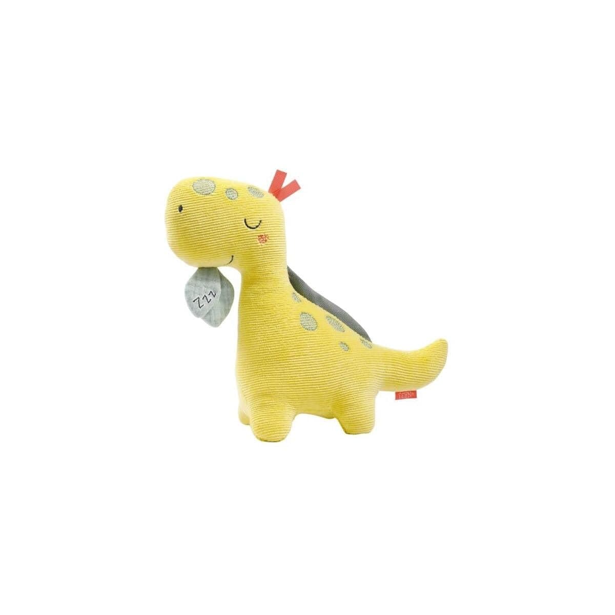 Fehn Kuschltier mit Nachtlicht Dino Schlummerlicht und Einschlafhilfe