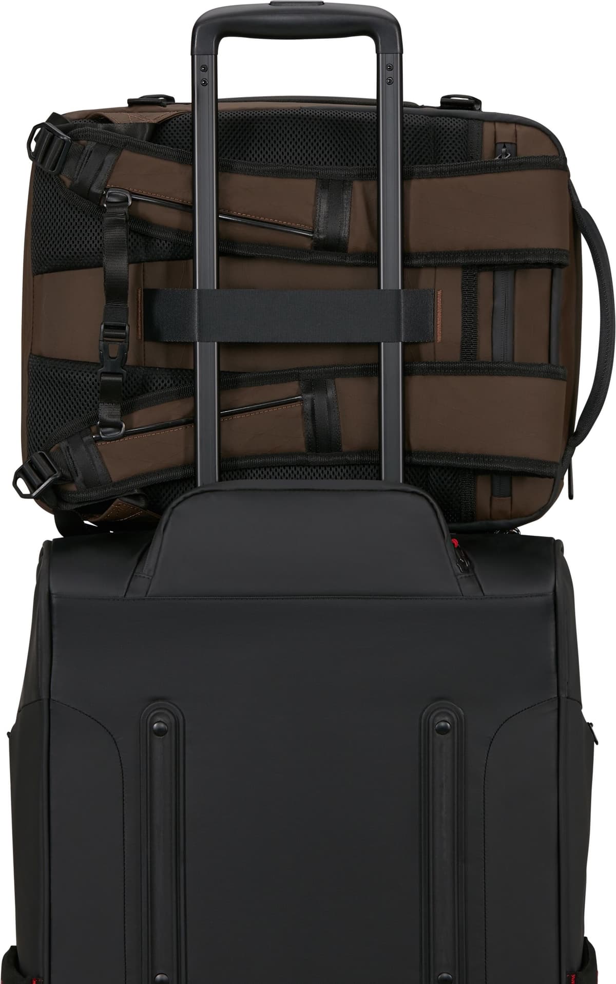 Reiserucksack SAMSONITE "CABIN PACK", Gr. B/H/T: 30cm x 40cm x 20cm, braun, Polyester, Rucksäcke Reiserucksack, wasserabweisend