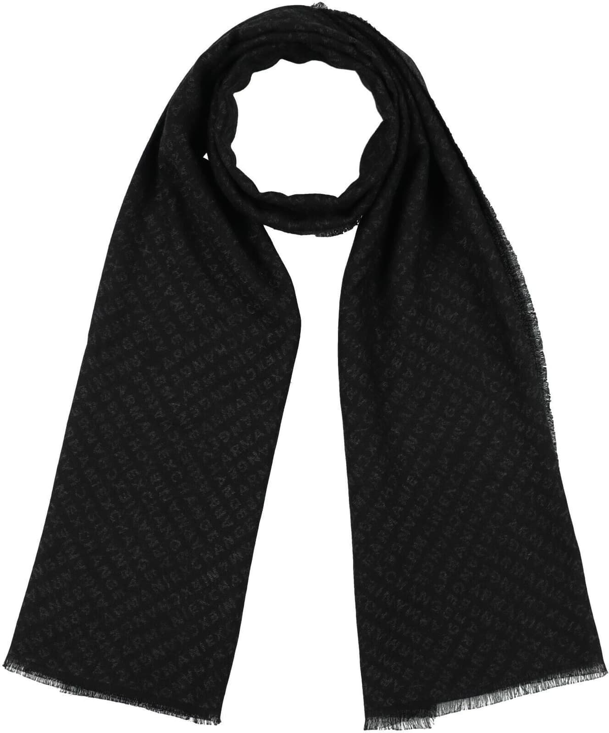 Armani Bufanda Hombre Negro -- Hombre