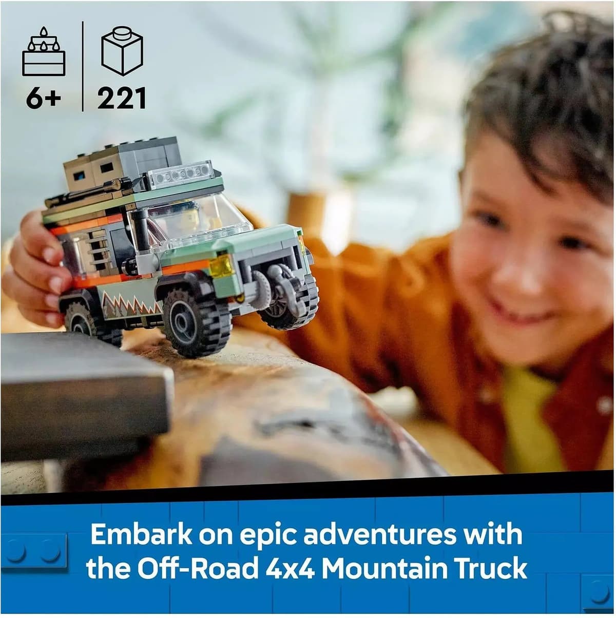 Lego City Off-Road 4x4 Mountain Truck Toy – 60447