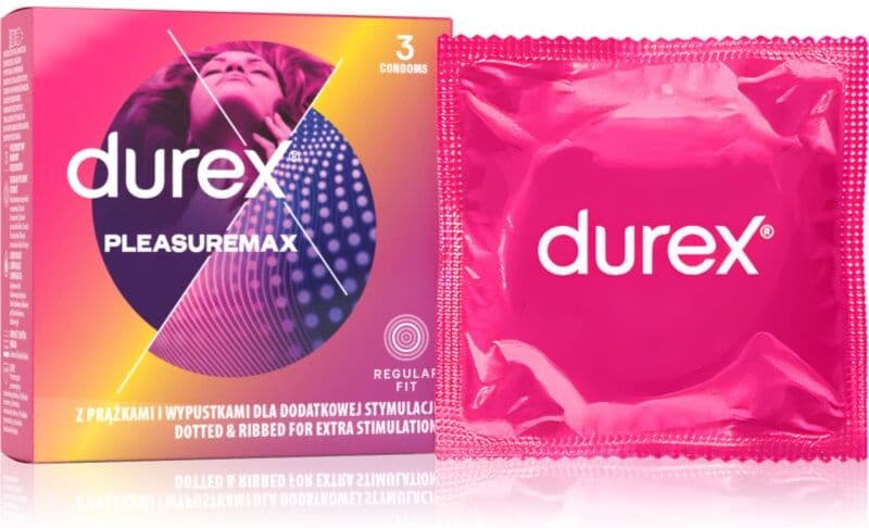 Durex Pleasuremax προφυλακτικά 3 τμχ