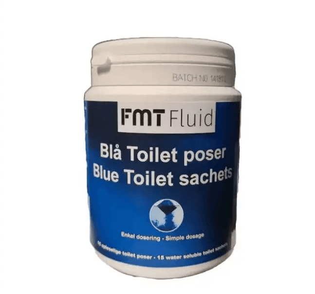 FMT Blå Toalett Sachets 15 Boks