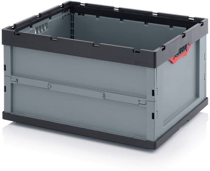 Auer Klappbox ohne Deckel, 800 x 600 x 445 mm