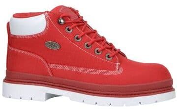 Lugz Drifter Ripstop (Men's) Casual in Red/White, Size 7.5 M, Textile
