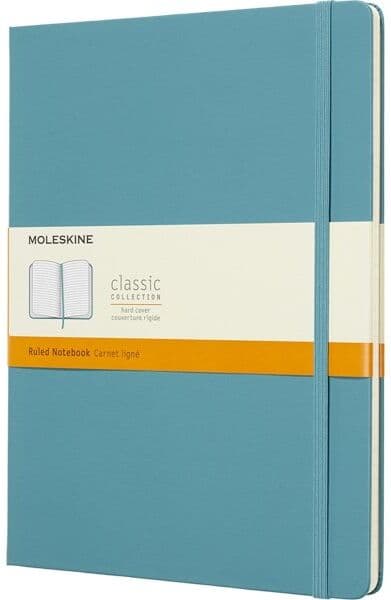 Moleskine Clas. H Notesbog   Xl   Linj.   R.Blå