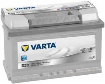 Varta Autobatterie Silver Dynamic E38 12 V 74 Ah ETN 574 402 075 T1 Zellanlegung 0 (574402075 3162)