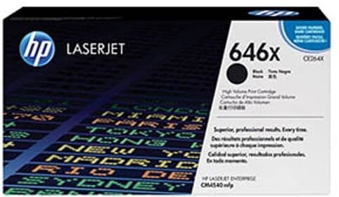 HP CE264X  646X toner preto XL