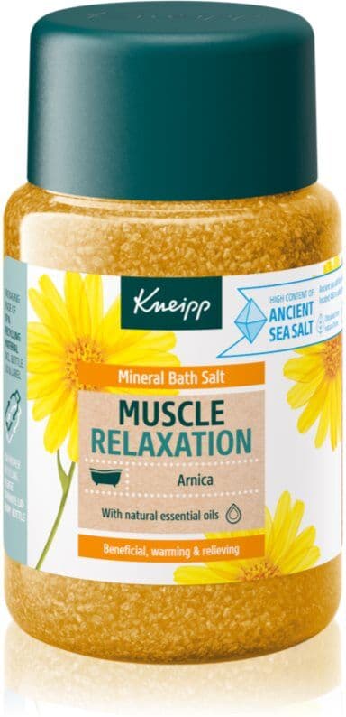 Kneipp Muscle Relaxation άλατα μπάνιου για μυς και αρθρώσεις Arnica 500 γρ