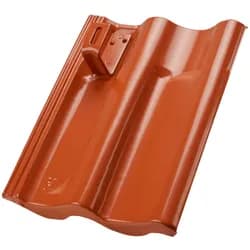 Lehmann Modulhalter für Braas Harzer Pfanne, ziegelrot Metalldachziegel – 0% MwSt. (gem. § 12 Abs. 3 UStG)