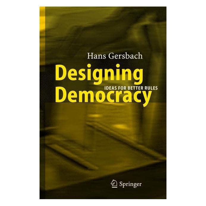 Springer Designing Democracy (Englisch, Softcover, Hans A. Gersbach) (55374186)
