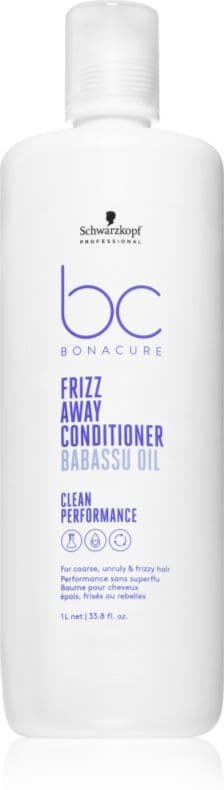 Schwarzkopf Professional BC Bonacure Frizz Away Conditioner Conditioner für unnachgiebige und strapaziertes Haar 1000 ml