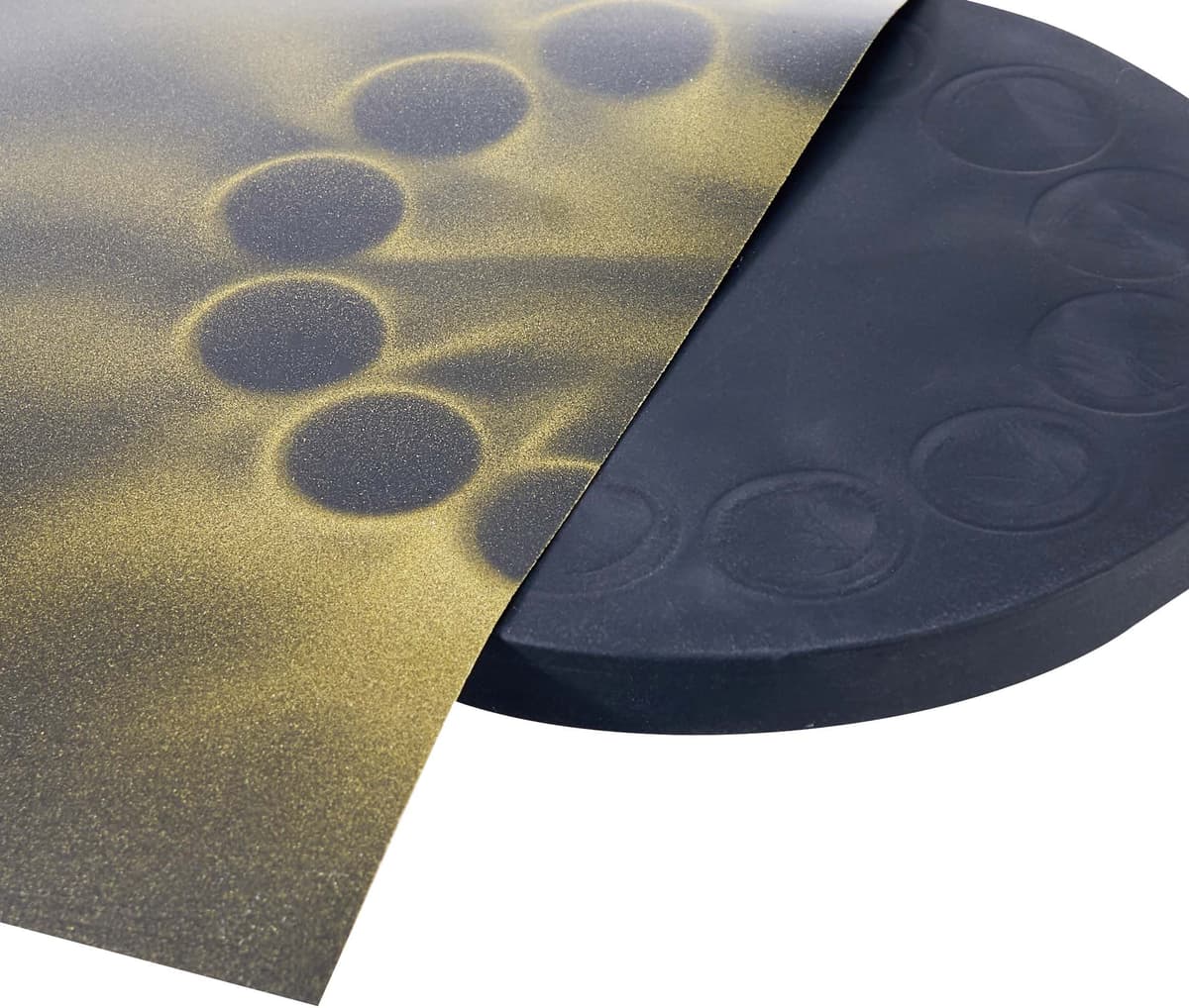 HMT 1 Pellicola di visualizzazione magnetica per rivelare campi magnetici 350 x 400 mm, PET, verde chiaro, oro