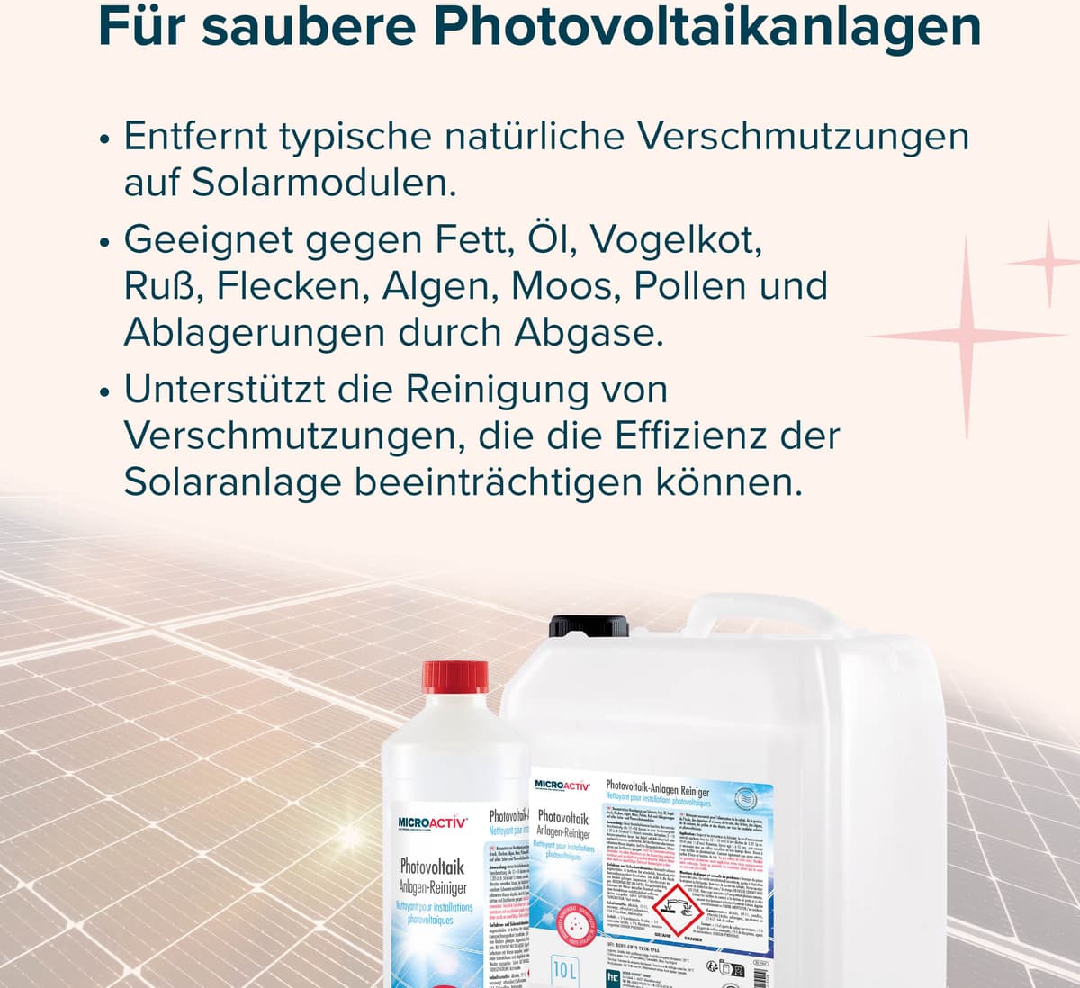 Höfer Chemie GmbH 1x 10 L  Nettoyant pour installations photovoltaïques