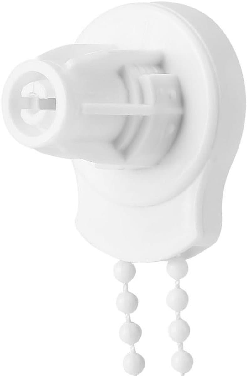 Rolgordijn Beslag Set Wit - Universele Ketting Reparatie Kit voor Raambekleding - 25mm Diameter