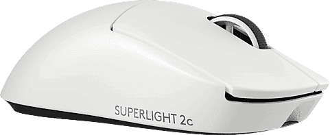 Ratón gaming - Logitech G Pro X Superlight 2C, Inalámbrico, 44.000ppp, Bluetooth-Lightspeed, Interruptores, PC-Mac, Botones personalizables, Blanco