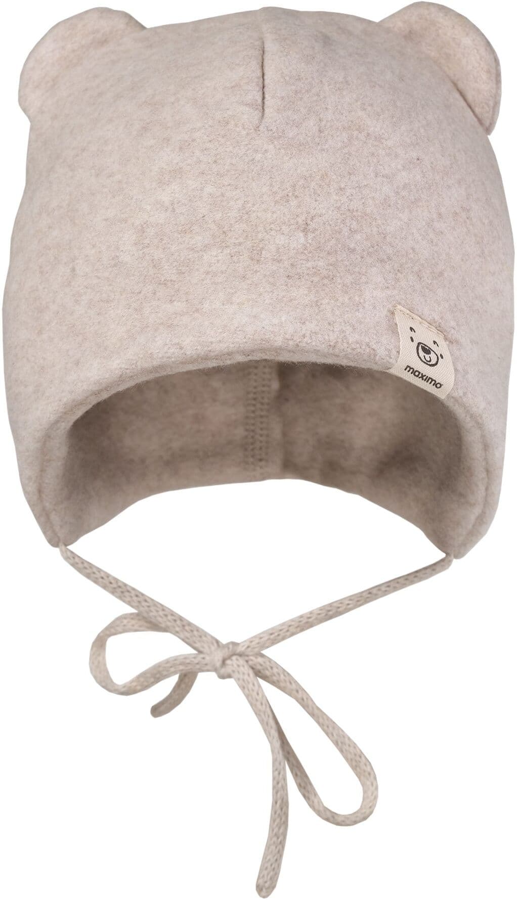 Beanie MAXIMO, Baby, Gr. 45, beigemeliert, Fleece, Baumwollmischung, Mützen Beanie beigemeliert 45
