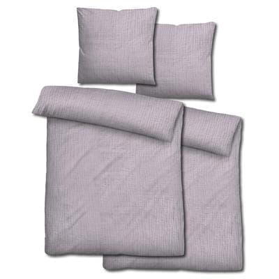 Doppelpack Sleezzz® Musselin Bettwäsche lila 135 x 200 cm + 80 x 80 cm