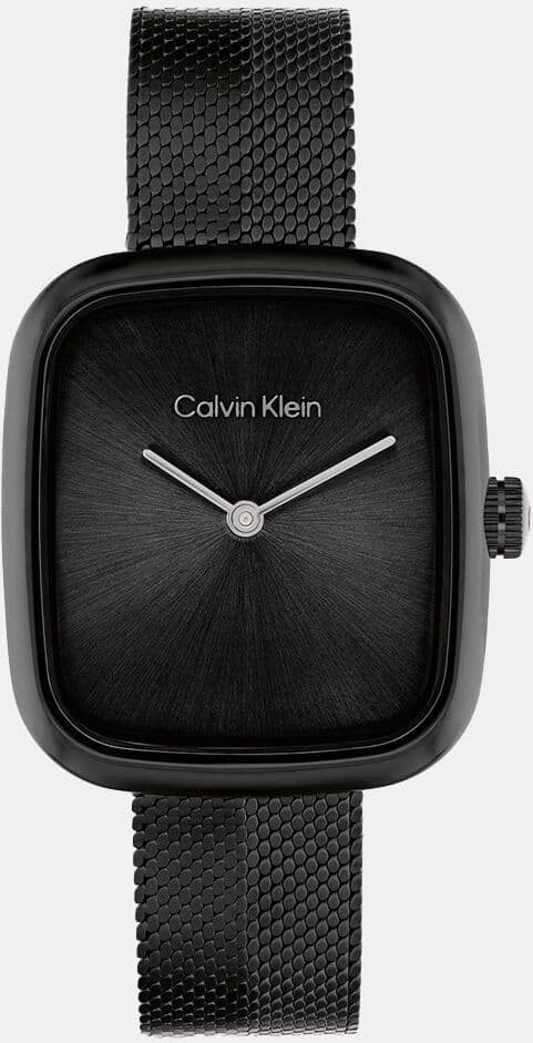 Calvin Reloj de mujer Adore 25100100 de acero negro. Negro