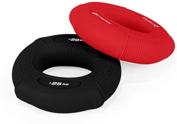 Gymstick 2-in-1 Grip Ring - Otevoima Rengas (25) - Punainen 10kg/15kg