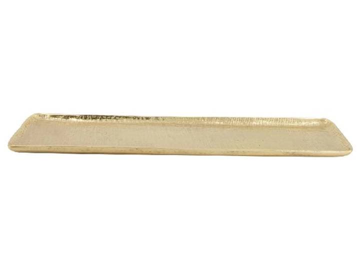 Teller Aluminium Gold D: 48 cm Decofinder / Farbe: